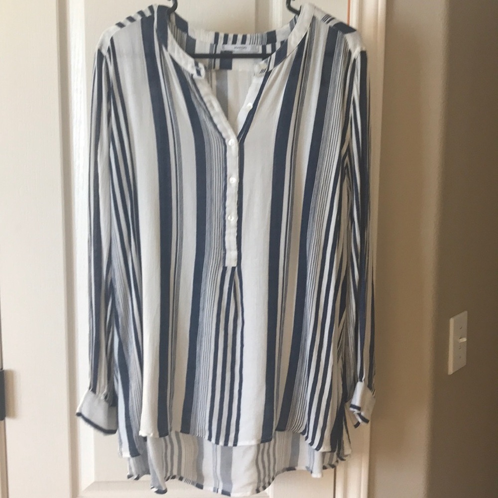 MANGO Striped Tunic